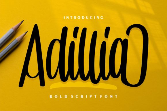 Adillia: A Playful Handwritten Font for Modern Web Design