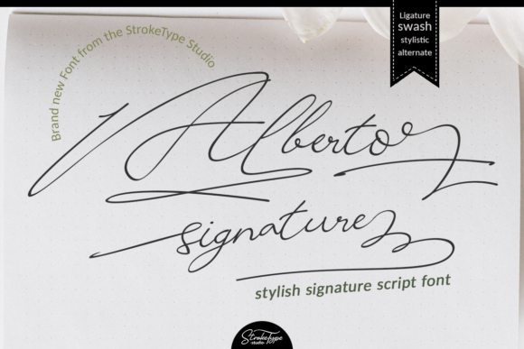 Alberto Signature: A Typeface That Elevates Handmade Craft