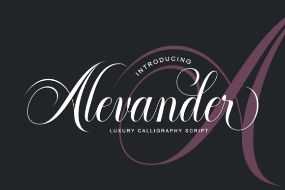 Alevander: The Timeless Script Typeface for Editorial Design
