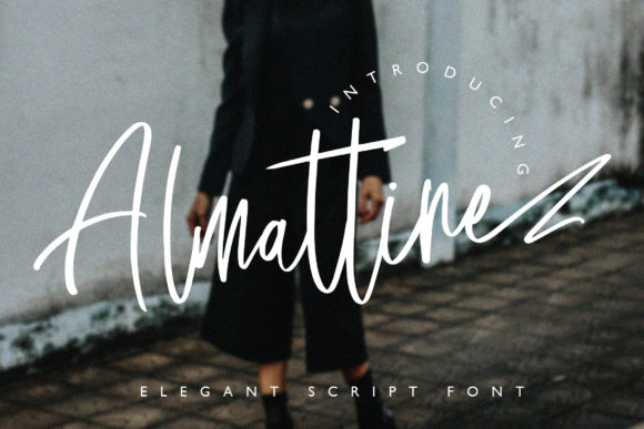 Almattine Font: A Romantic Script for Beautiful Handmade Creations