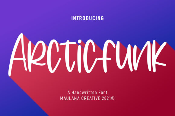 Arcticfunk: The Handwritten Typeface for Relaxed Digital Branding