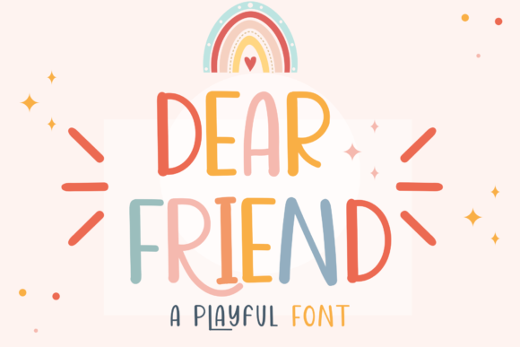 Dear Friend: A Playful Handwritten Font for Warm Brand Identity