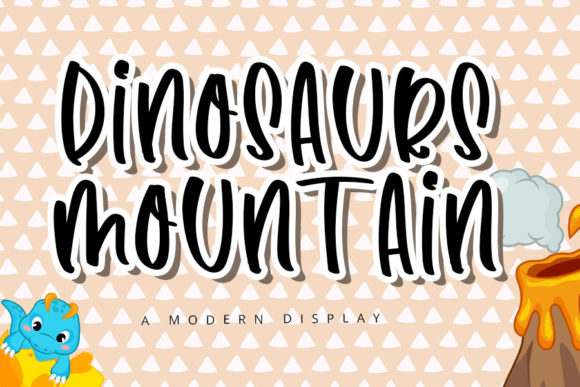 Dinosaurs Mountain: The Handwritten Typeface for Scroll-Stopping Campaigns