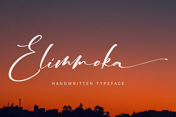 Elimmoka: The Graceful Script Font for Polished Brand Identity