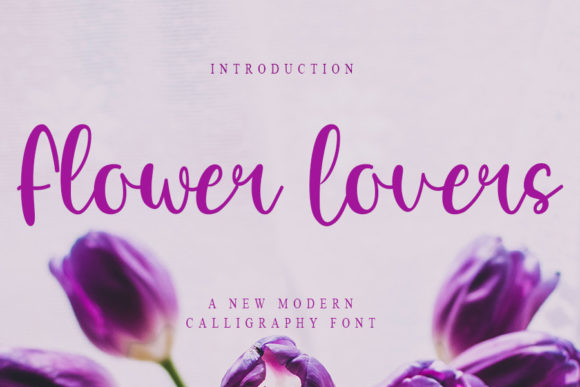 Flower Lovers: A Playful Script Font for Editorial Design
