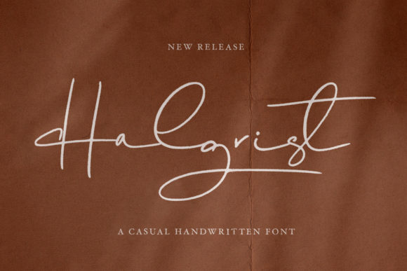 Halgrist: Elevating Digital Brand Identity with Elegant Handwritten Typography