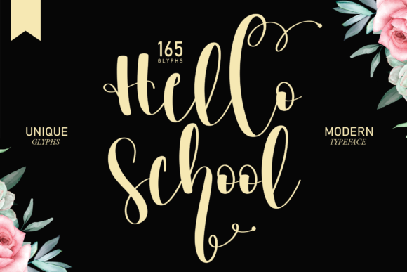 Hello School: A Handwritten Typeface for Modern Web Design