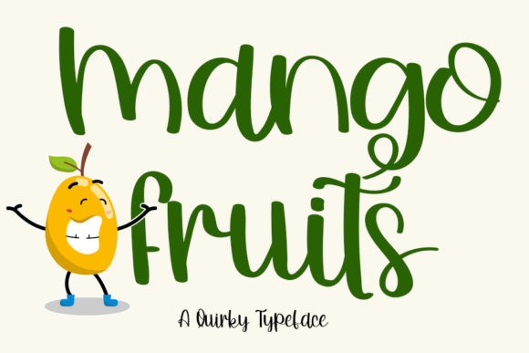 Mango Fruits: The Chic Script Font for Polished Brand Identity