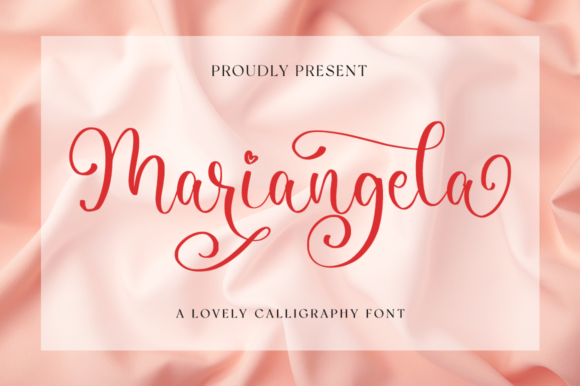Mariangela: A Delicate Handwritten Typeface for Elegant Craft Designs