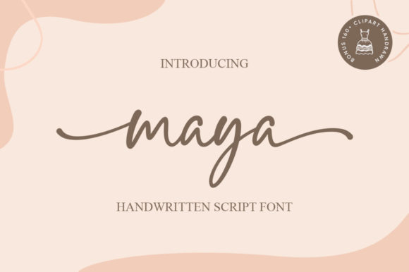 Maya: The Romantic Script Font for Boutique Branding