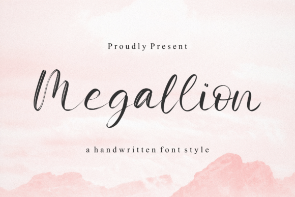 Megallion: The Handwritten Typeface for Romantic Web Design