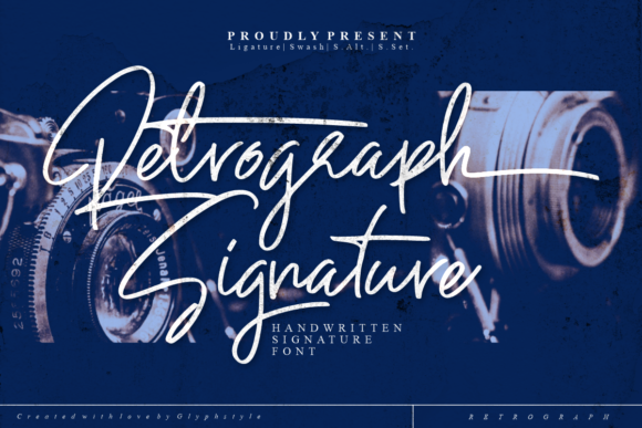 Retrograph Signature: Elevating Digital Branding with Elegant Script Typography