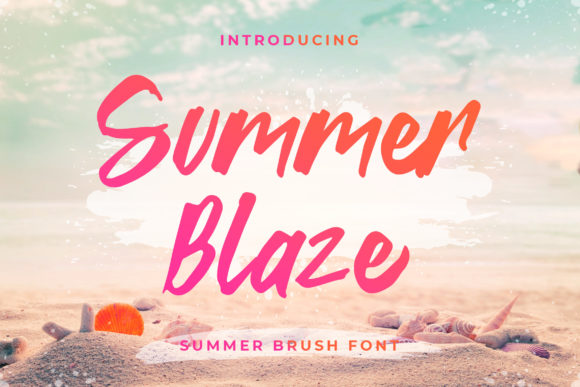 Summer Blaze: A Playful Script Font for Creative Branding