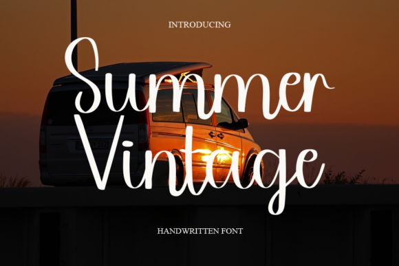Summer Vintage Typeface: A Designer’s Journey with a Delicate Script Font