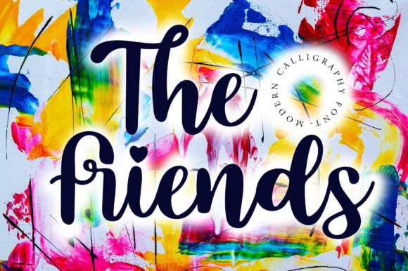 The Friends: A Handwritten Typeface for Creative Makers