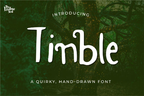 Tinble: A Handwritten Font for Crafters and Product Makers